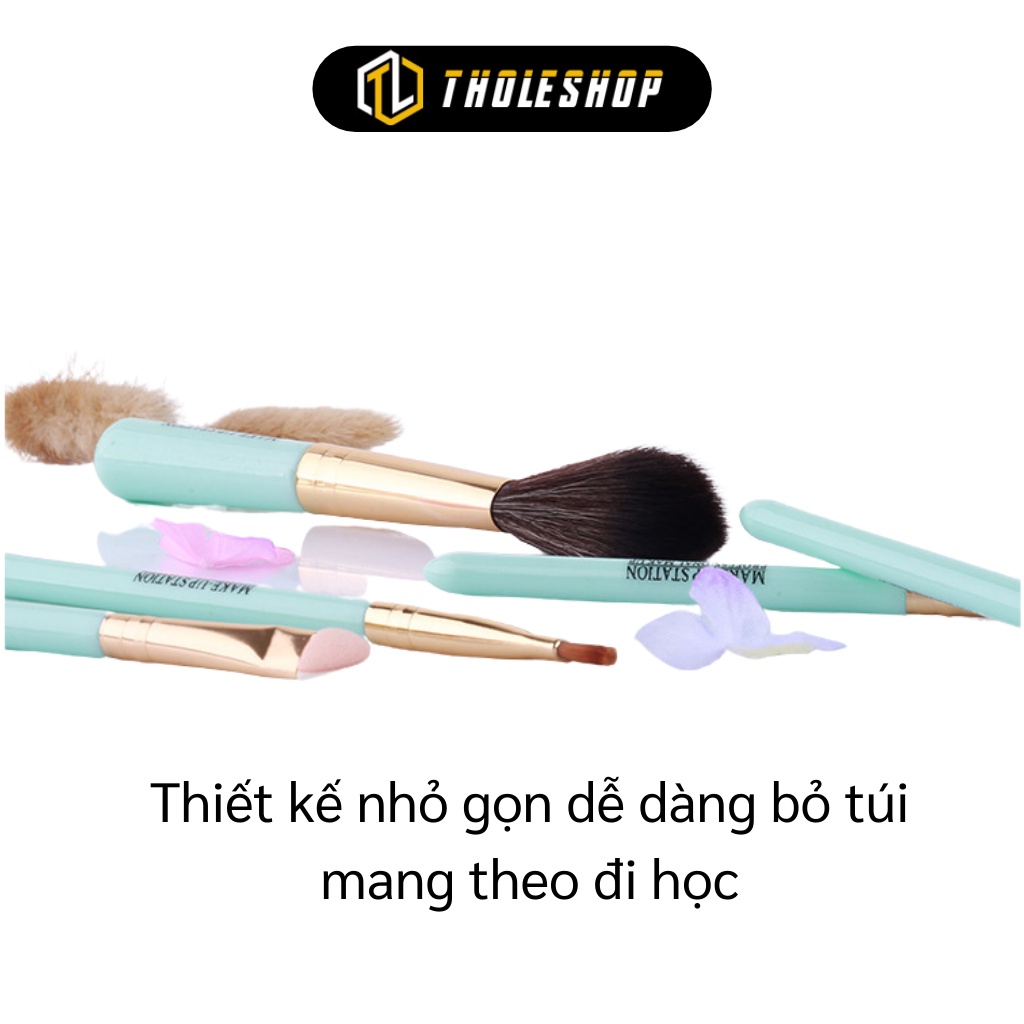 Bộ Cọ Trang Điểm - Combo 5 Món Cọ Makeup, Trang Điểm Cá Nhân Nhỏ Gọn 8691