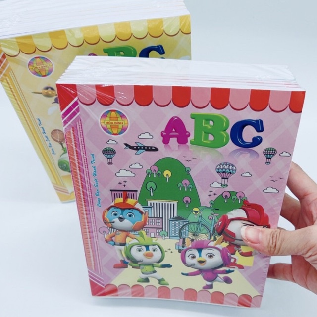 10 quyển tập ABC Hòa Bình 4 ô ly 96trang