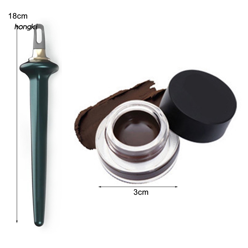 Bộ bút kẻ mắt bằng silicon mềm tự nhiên màu xanh lá đậm chống thấm nước cho nữ
 | BigBuy360 - bigbuy360.vn