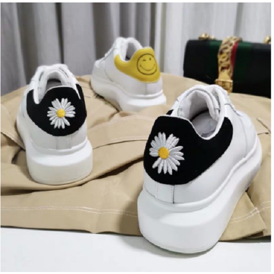 FREE SHIP Giày thể thao nữ độn đế MC-Queen gót đen nhung và gót cầu vồng Full Hộp kèm video | BigBuy360 - bigbuy360.vn