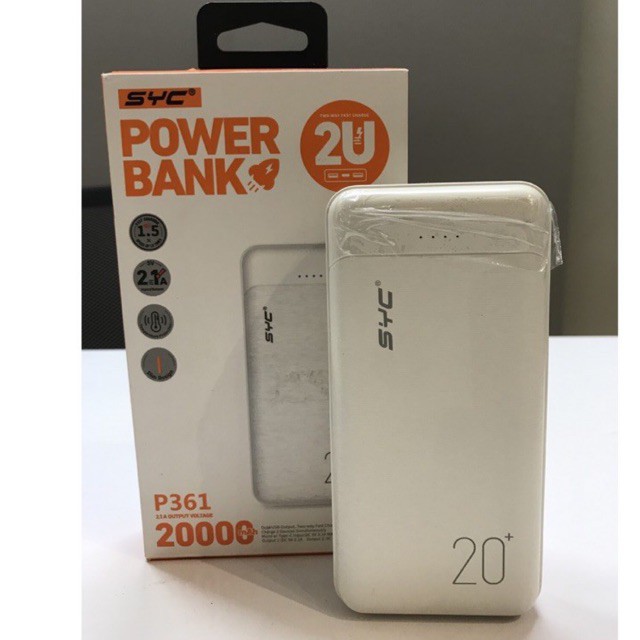 Pin sạc dự phòng 20.000mah SYC P361 giá siêu rẻ