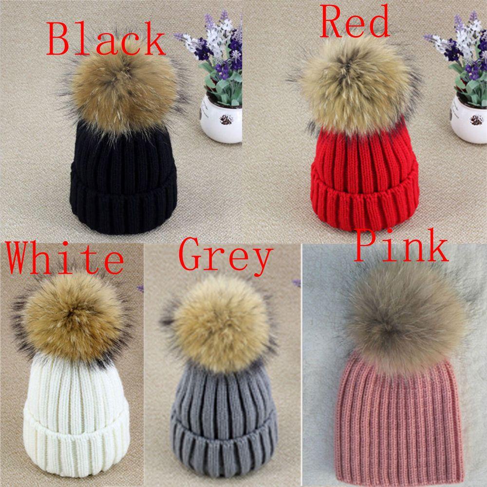 Mũ Len Beanie Giữ Ấm Mùa Đông Dành Cho Bé Trai Bé Gái