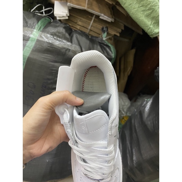 Giày thể thao Air Force 1 Full Trắng Nam Nữ Cổ thấp, Giày AF1 Trắng full 3 loại tặng kèm tất❤️