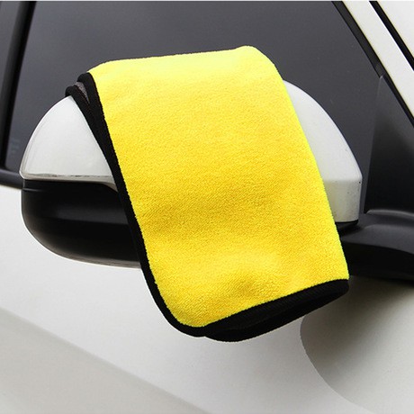 Khăn Lau Xe Microfiber Nano 2 Lớp Chuyên Dụng Vải Mềm Thấm Hút Tốt