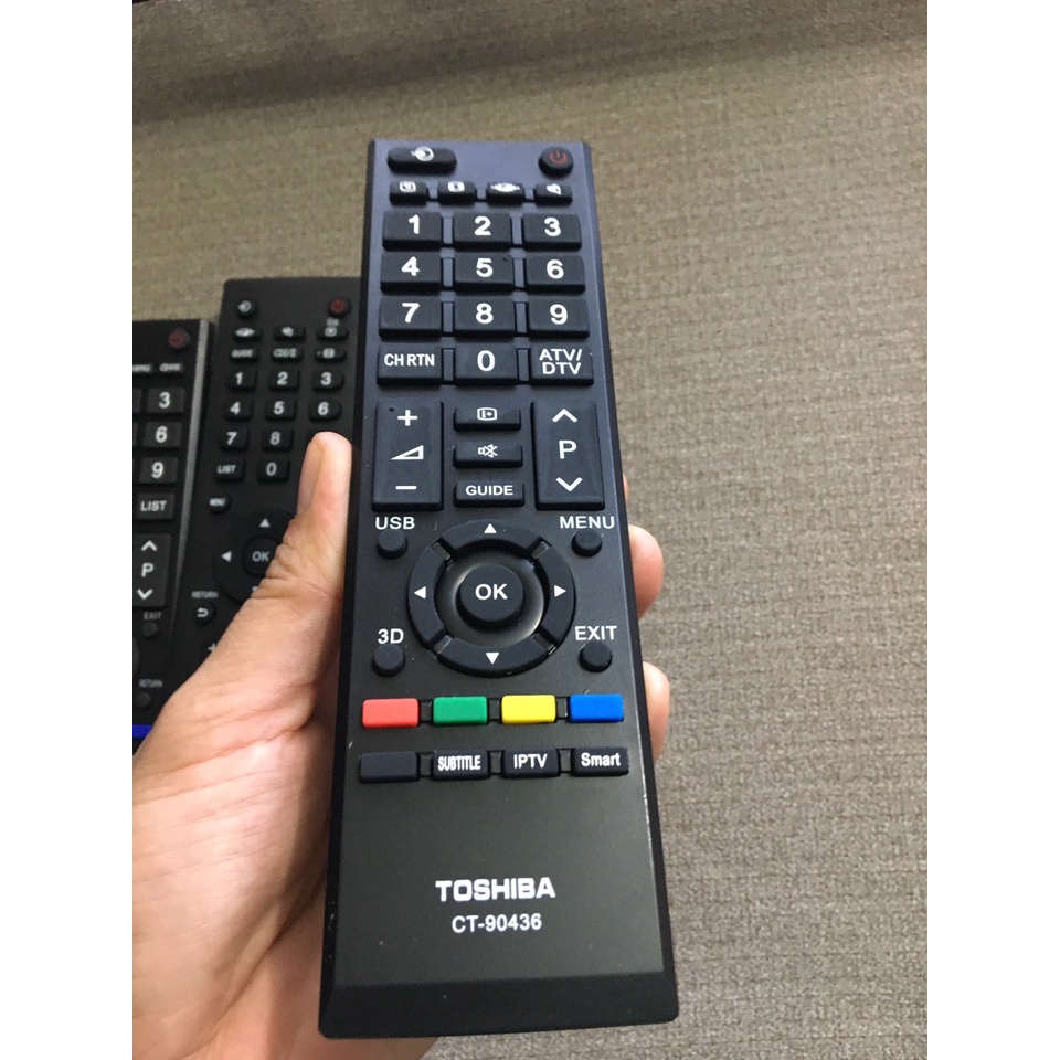 Remote điều khiển tivi Toshiba,Tổng hợp các đời tivi Toshiba, Tặng pin !