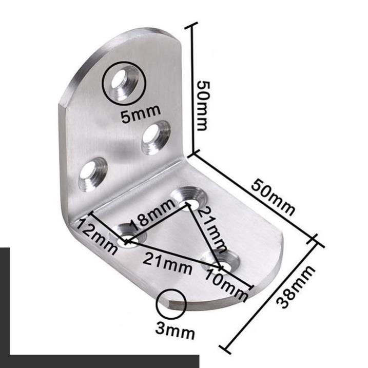 KE GÓC VUÔNG INOX  - 50*50mm