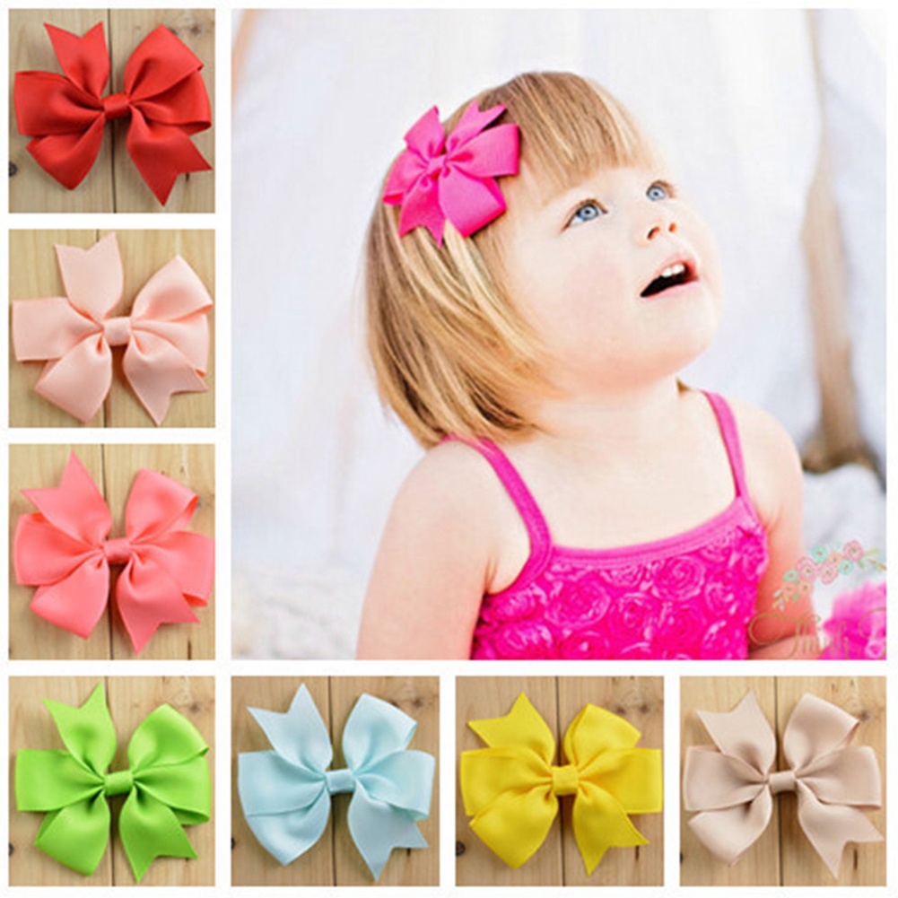 Set 40 Kẹp Tóc Nơ Đáng Yêu Cho Bé Gái