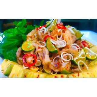 CHÂN GÀ RÚT XƯƠNG TRỘN XOÀI SỐT TẮC