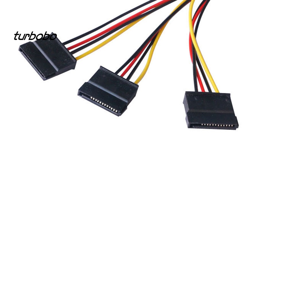 Dây Cáp Chuyển Đổi Từ 4pin Male Sang 3 Cổng Sata Female