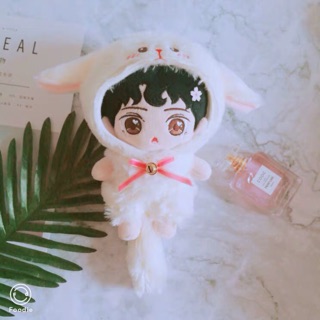 Mũ cừu cho doll 15cm và 20cm