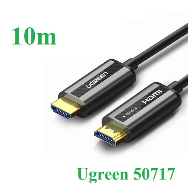 Cáp HDMI 2.0 sợi quang 10m Ugreen 50717 hỗ trợ 4K/60Hz cao cấp