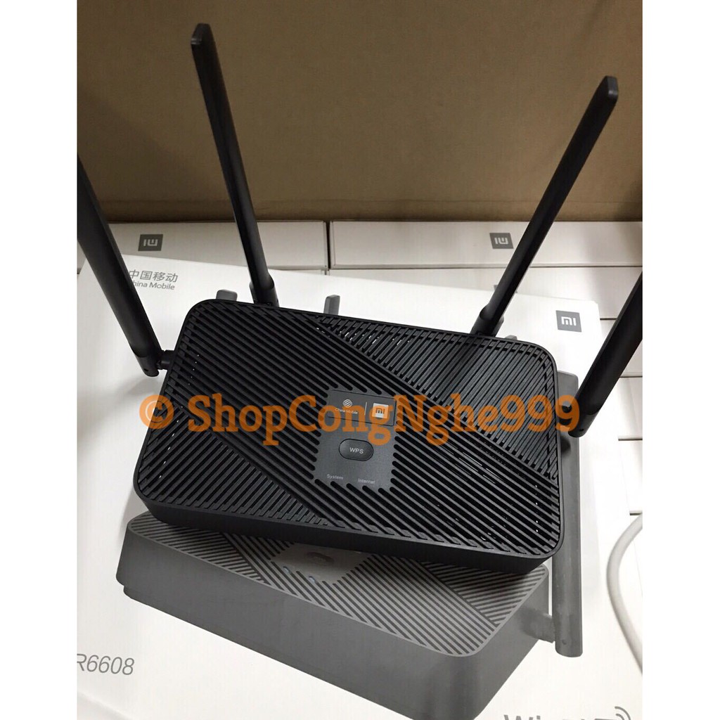 Bộ phát wifi router wifi Xiaomi CR6608 [Tiếng Việt] chuẩn WIFI 6 AX1800 Mesh Lan Gigabit 4 anten mesh được với AX5 AX6