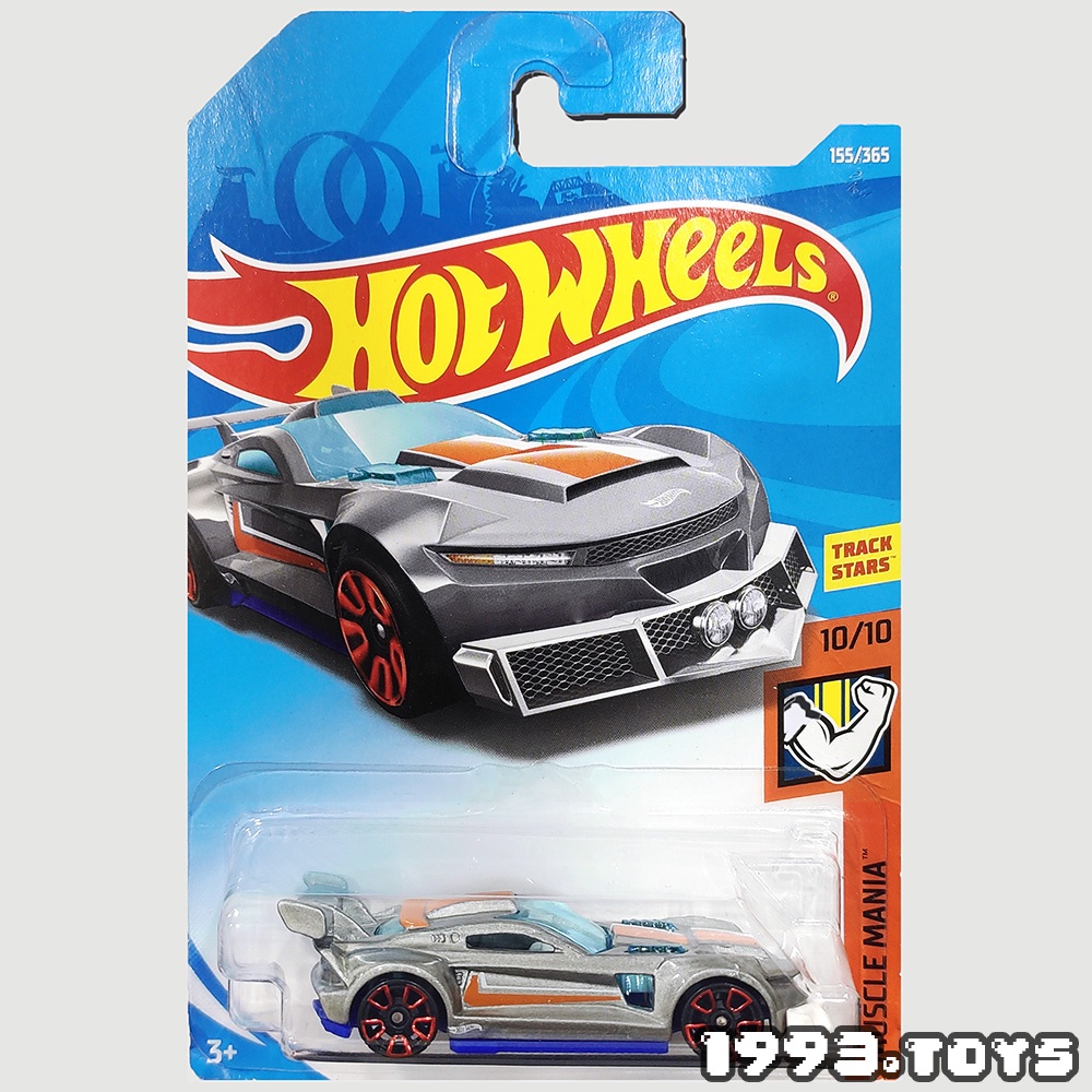 Xe mô hình 1:64 Hot Wheels Basic 2018 Muscle Mania - Track Ripper FKB12