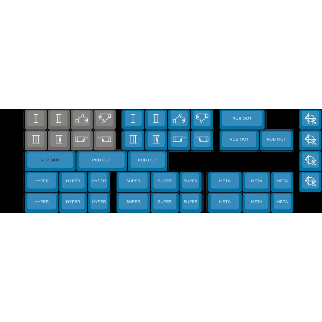 Nút bàn phím keycap KAT Space Cadet alpha novelties 40%