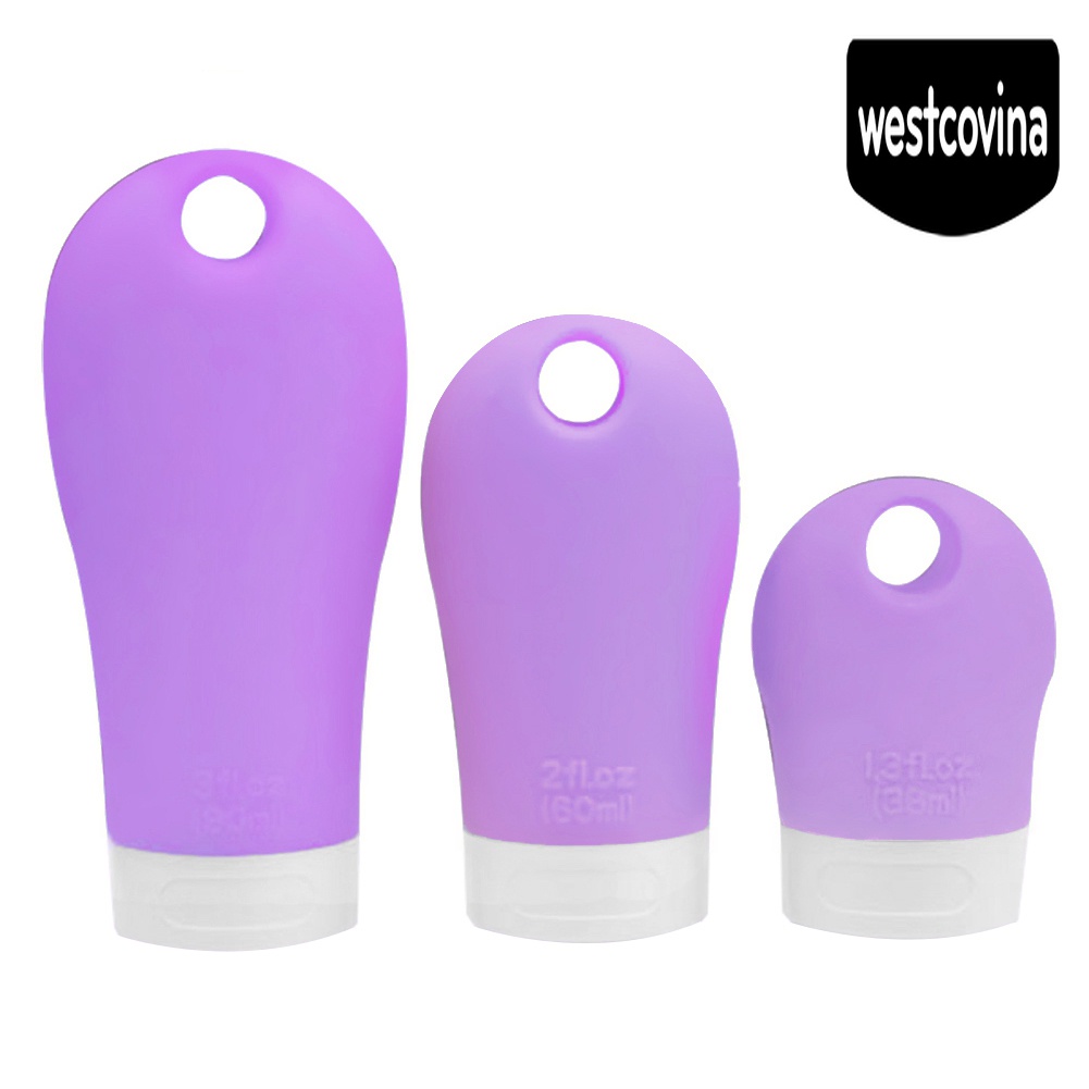 [Hot]☀ Tuýp Silicone Rỗng Đựng Dầu Gội 38 / 60 / 90ml Tiện Dụng Khi Đi Du Lịch