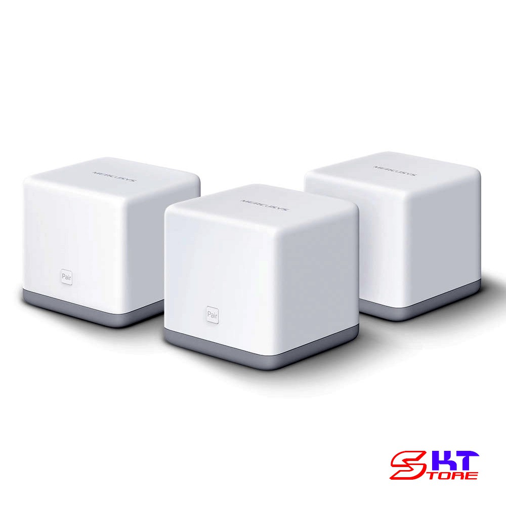 Bộ Phát Wifi Mesh Cho Gia Đình MERCUSYS Halo S3 (3-Pack) Tốc Độ 300Mbps - Hàng Chính Hãng | BigBuy360 - bigbuy360.vn
