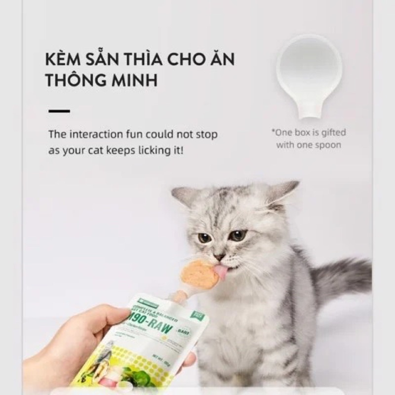 Súp thưởng RAW-M90 dành cho mèo