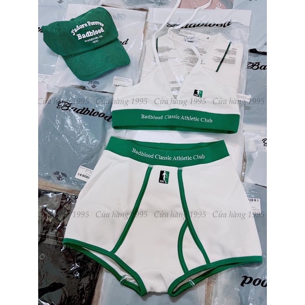 Set bikini viền xanh siêu hot (có 3 loại) - CarotShop