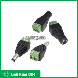 Bộ 4 chiếc Jack nối nguồn 5.5x2.1mm ( 2 cái - 2 đực )