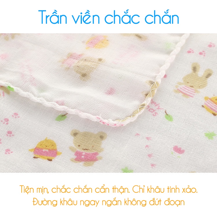 Set 2-3-5 Khăn Xô Sữa Khăn Sữa Sợi Tre Cho Bé KYS+ Cotton 100% Kháng Khuẩn Mềm Mại Thấm Hút Cho Bé Sơ Sinh SK