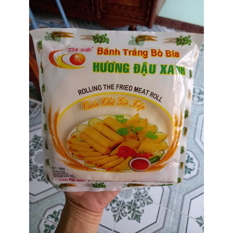 5 BÌ BÁNH TRÁNG BÒ BÍA VỎ ĐẬU XANH CUỐN CHẢ RAM