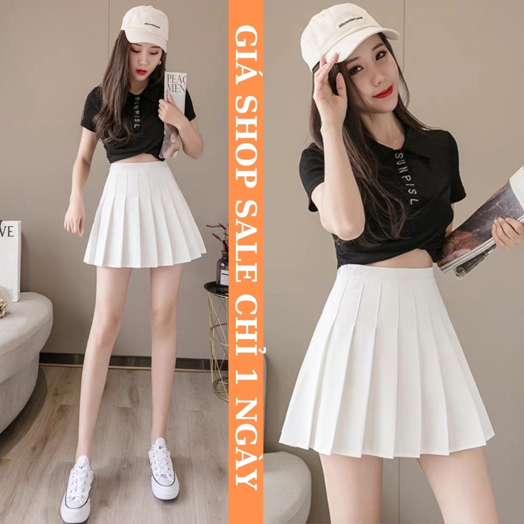 Chân Váy Xếp Ly Chữ A Dáng Lưng Cao Phong Cách Công Sở Có Kèm Quần Đùi Bên Trong | BigBuy360 - bigbuy360.vn