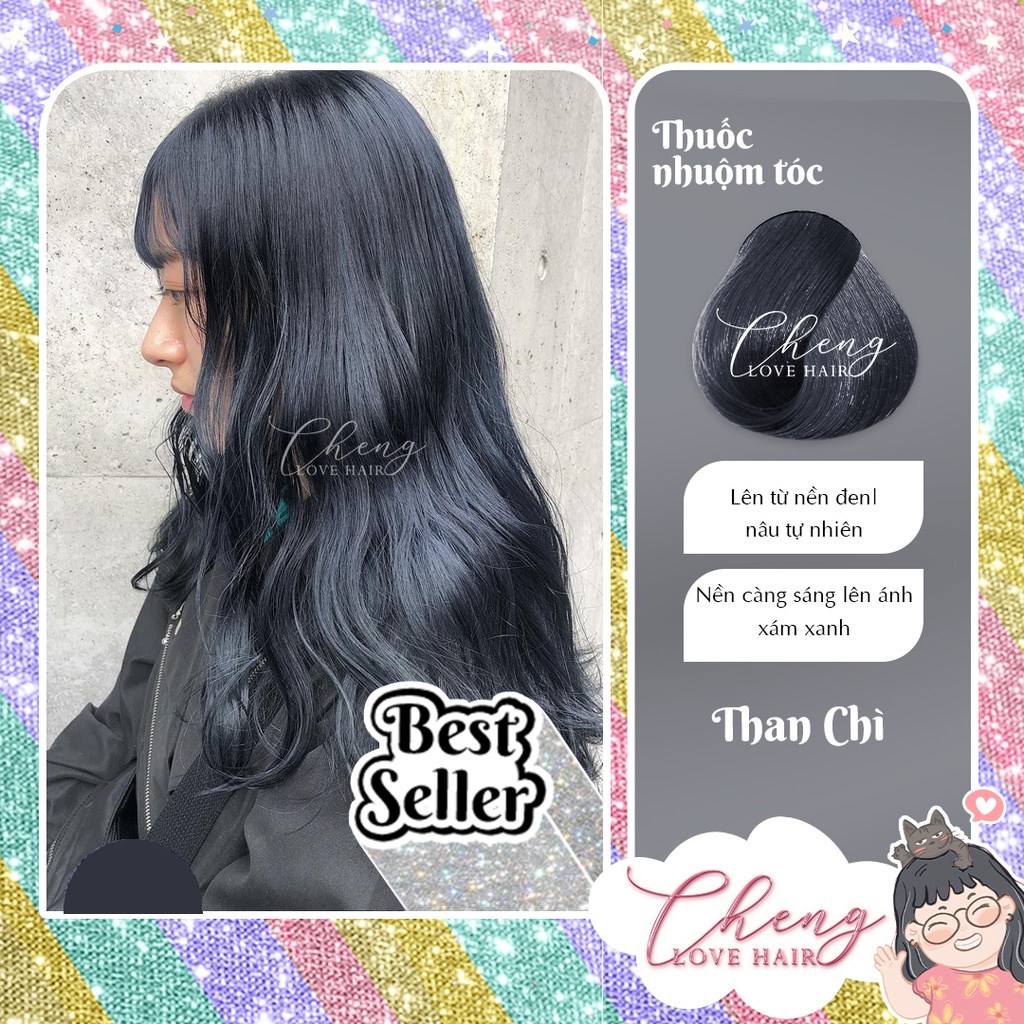 Thuốc Nhuộm Tóc Màu THAN CHÌ Không Tẩy | Chenglovehair, Chenglovehairs