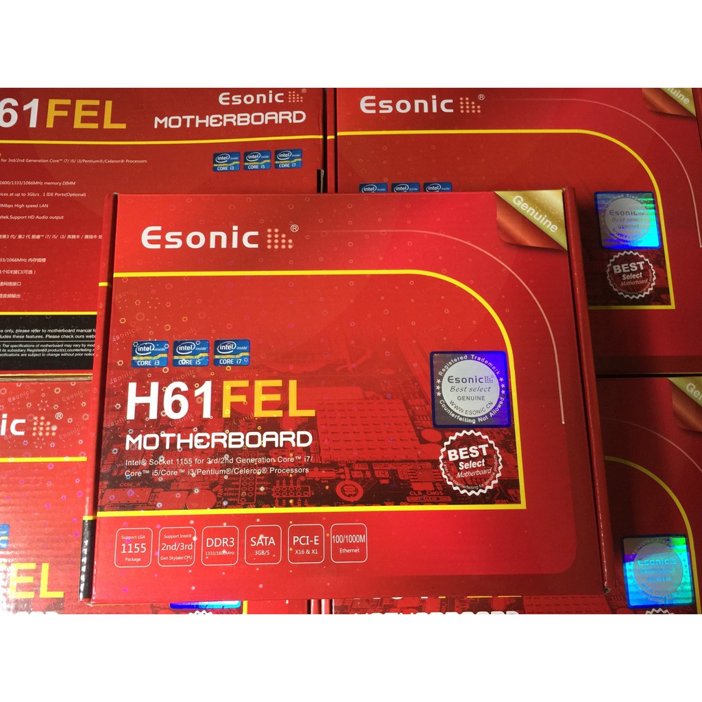 Main H61 Esonic hàng mới bảo hành 24 tháng