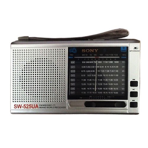 Đài Radio SW-525U ⚡FREE SHIP⚡ Dạng Bỏ Túi , Nghe Được 8 Băng Tần .Thiết Kế Cực Đẹp , Dễ Dùng , Bắt Sóng Cực Nhạy