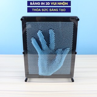 Đồ Chơi Phát triển tư duy Cho Bé - Bảng đinh 3d nghệ thuật Pinart 20x15x5.5cm