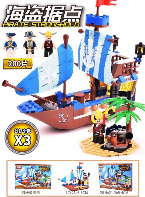 Lắp ráp gudi 9111 -mô hình tàu ở hải cảng