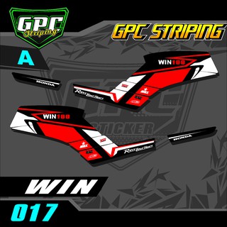 Sticker Dán Trang Trí Xe Honda WIN 100 Trill CRF - WIN-017