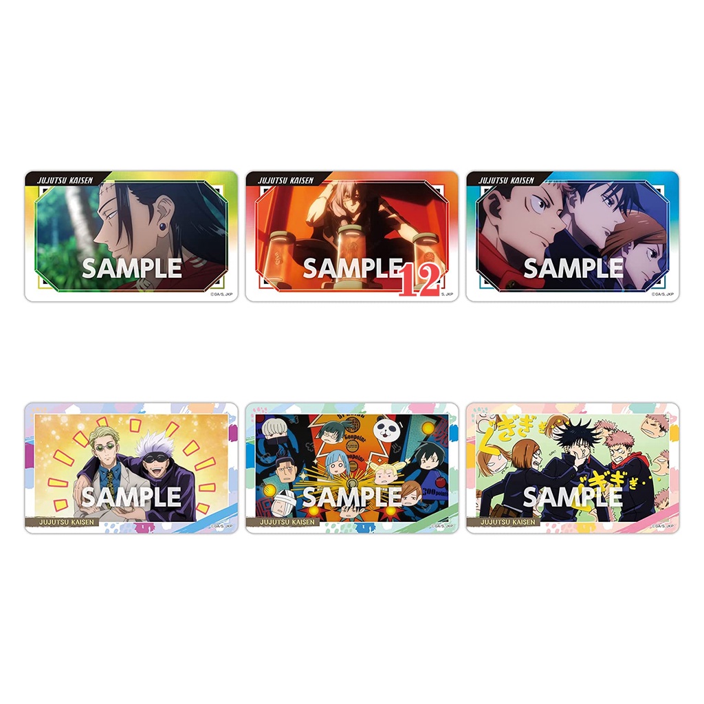 Sticker Jujutsu Kaisen Chính Hãng ENSKY 01