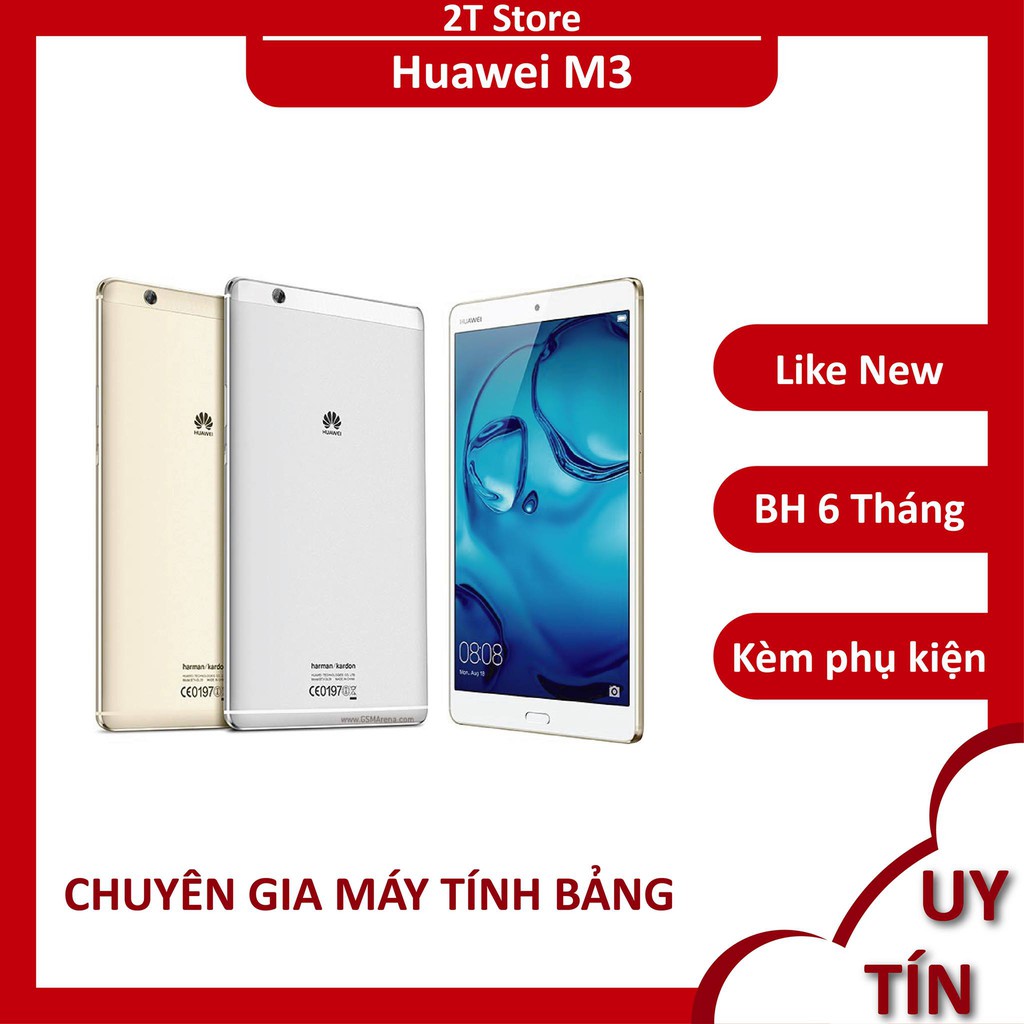 Máy tính bảng Huawei M3 màn 2K chuyên game (Wifi+4G) | BigBuy360 - bigbuy360.vn