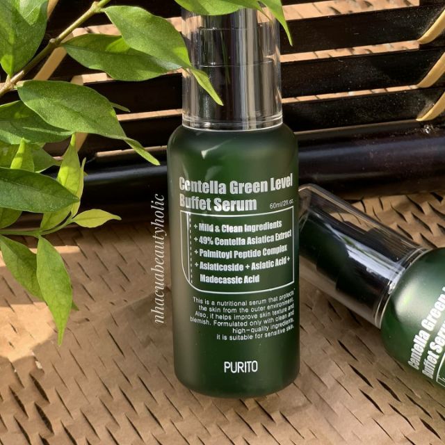 Tinh chất CHỐNG LÃO HÓA, SÁNG DA, NGỪA MỤN #Purito Centella Green Level Buffet Serum | BigBuy360 - bigbuy360.vn