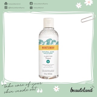 Nước cân bằng da cho da dầu, mụn Burt’s Bees Natural Acne Solutions Clarifying Toner