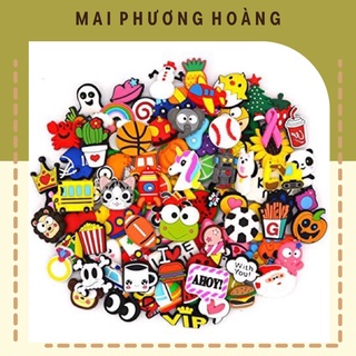 Combo 5 Stick/Stickers/jibbitz Gắn Dép Sục Cute nhất