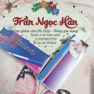 Combo que thử thai và que thử rụng trứng