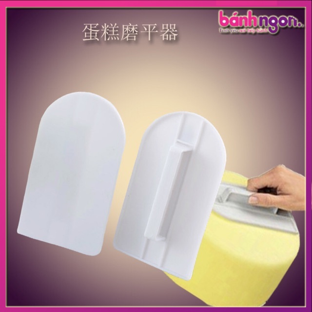 Dụng cụ chà láng xoa mặt bánh kem 14.7cm
