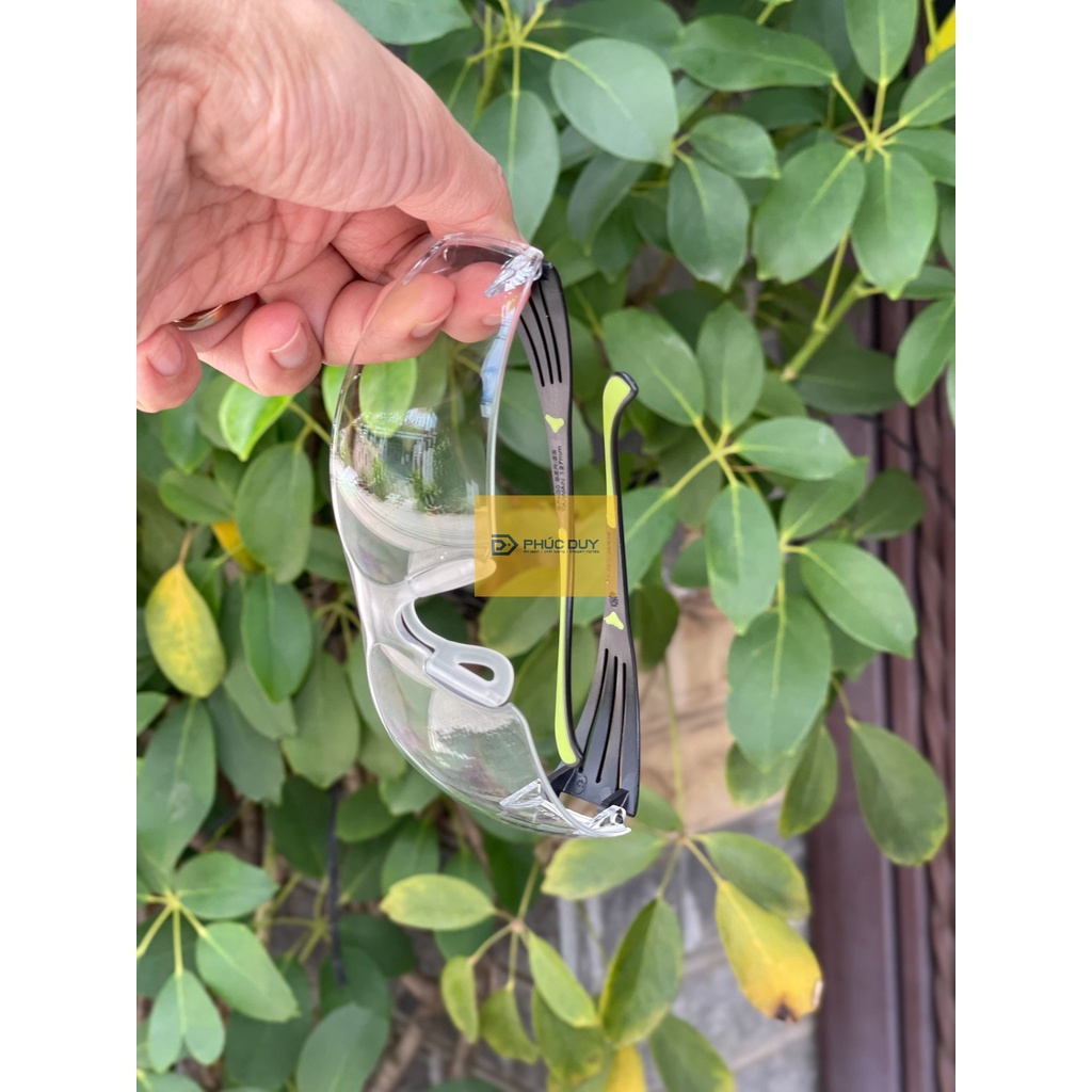 Kính bảo hộ lao động 3M SF401 AF CHÍNH HÃNG chống tia UV, đọng hơi sương và bui