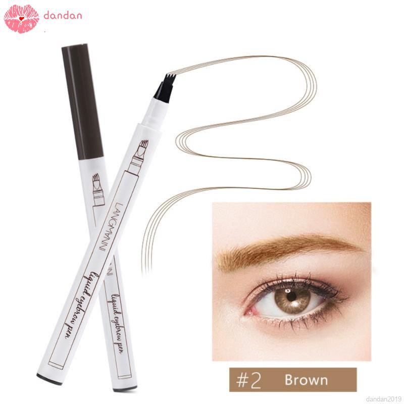 [Hàng mới về] Bút vẽ chân mày dạng phẩy sợi tinh tế trang điểm chống nước lâu trôi | BigBuy360 - bigbuy360.vn