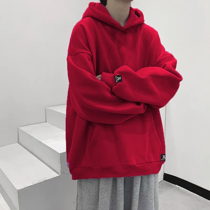 Áo Hoodie oversize trơn Basic, JACKLANE , Áo nam nữ  Unisex Jack Lane dài tay chất vài dày ấm  phong cách Hàn Quốc