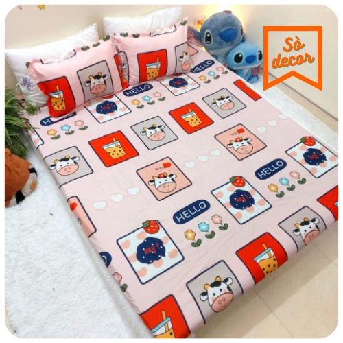 Ga Giường Cotton Poly, Ga Nệm Drap Giường Bốn Mùa Đủ Size Đủ Màu. | BigBuy360 - bigbuy360.vn