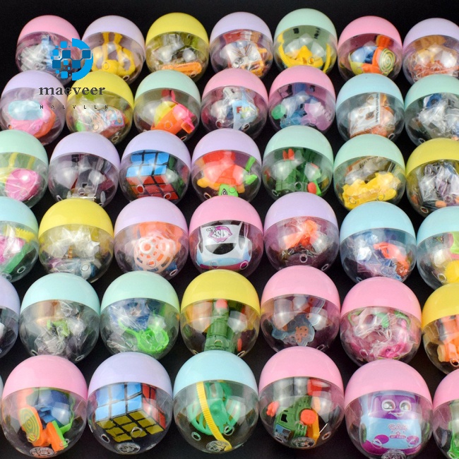 Ma Surprise  Capsule  Toy Colorful Movable Easter Egg Toys For Baby Kids Random Delivery