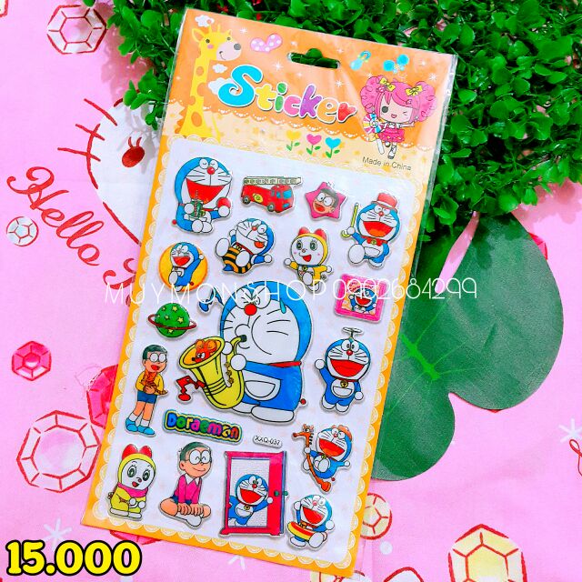Hình dán doraemon doremon