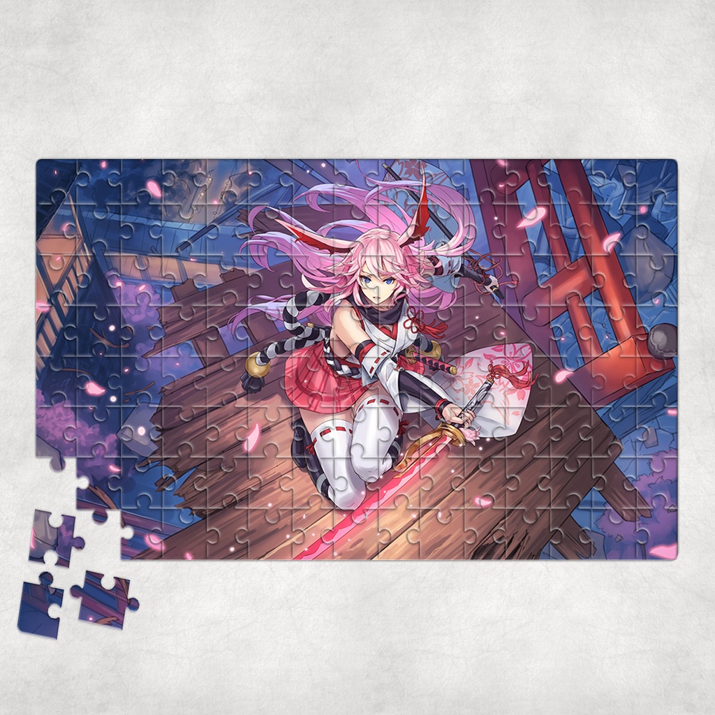 Tranh ghép hình A4, A5 Anime, xếp hình BENGHUAI XUEYUAN - Mẫu 1