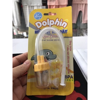HÚT MŨI 2 DÂY DOLPHIN ĐẦU HÚT SILICONE (tặng thêm 1 dầu hút silicone)
