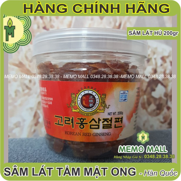 [Mã GROSALEHOT giảm 8% đơn 250K] SÂM LÁT TẨM MẬT ONG HỦ 200GR HÀN QUỐC thơm dẻo như mứt