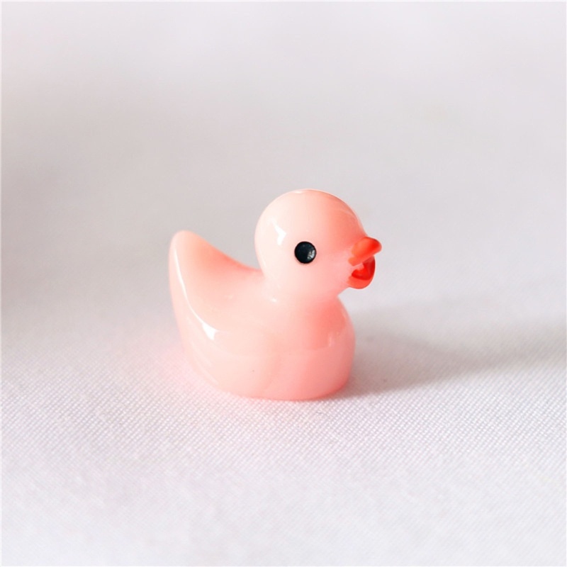 Bộ 10 Tượng Vịt mini Bằng Nhựa resin Trang Trí