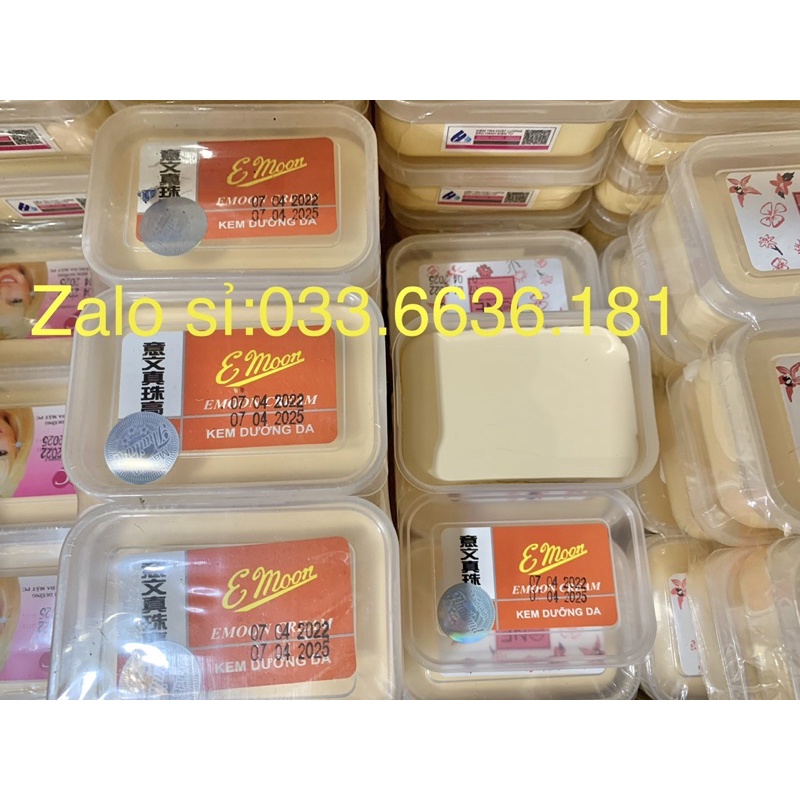 bán sỉ 10 hủ kem emon hủ 100g có tem check mã chính hãng